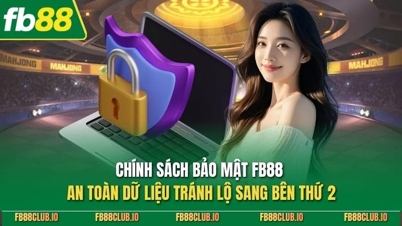 Chính sách bảo mật FB88 an toàn dữ liệu tránh lộ sang bên thứ 2