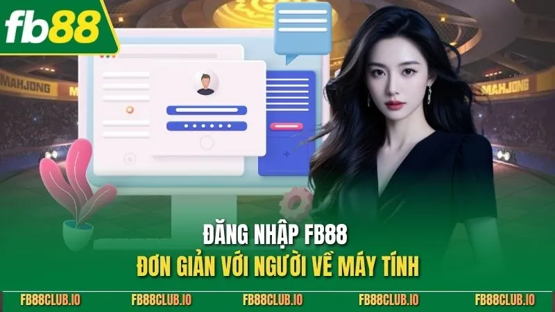 Đăng nhập FB88 đơn giản với người về máy tính