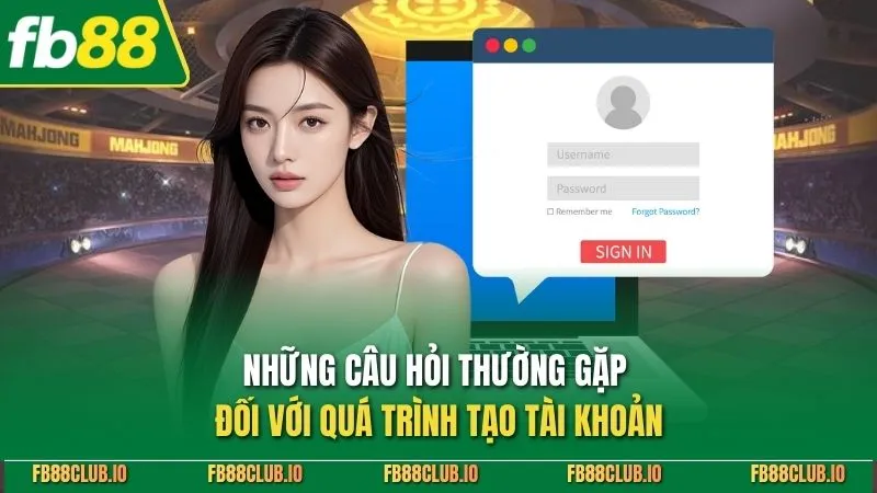 Những câu hỏi thường gặp đối với quá trình tạo tài khoản