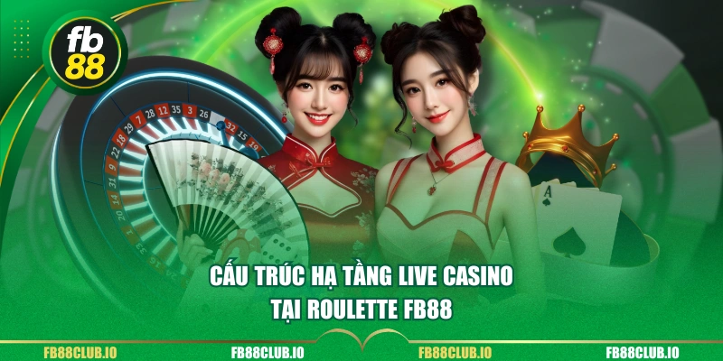 Cấu trúc hạ tầng Live Casino tại roulette FB88 